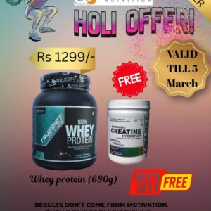Whey Protein Belgium Chocolate 680 + FREE Creatine Hydration