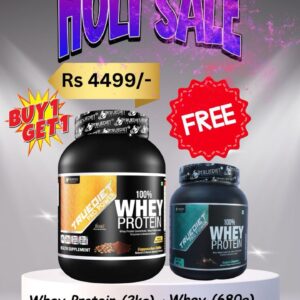 Whey Protein Cappuccino Coffee 2Kg + FREE Whey Protein 680 gm