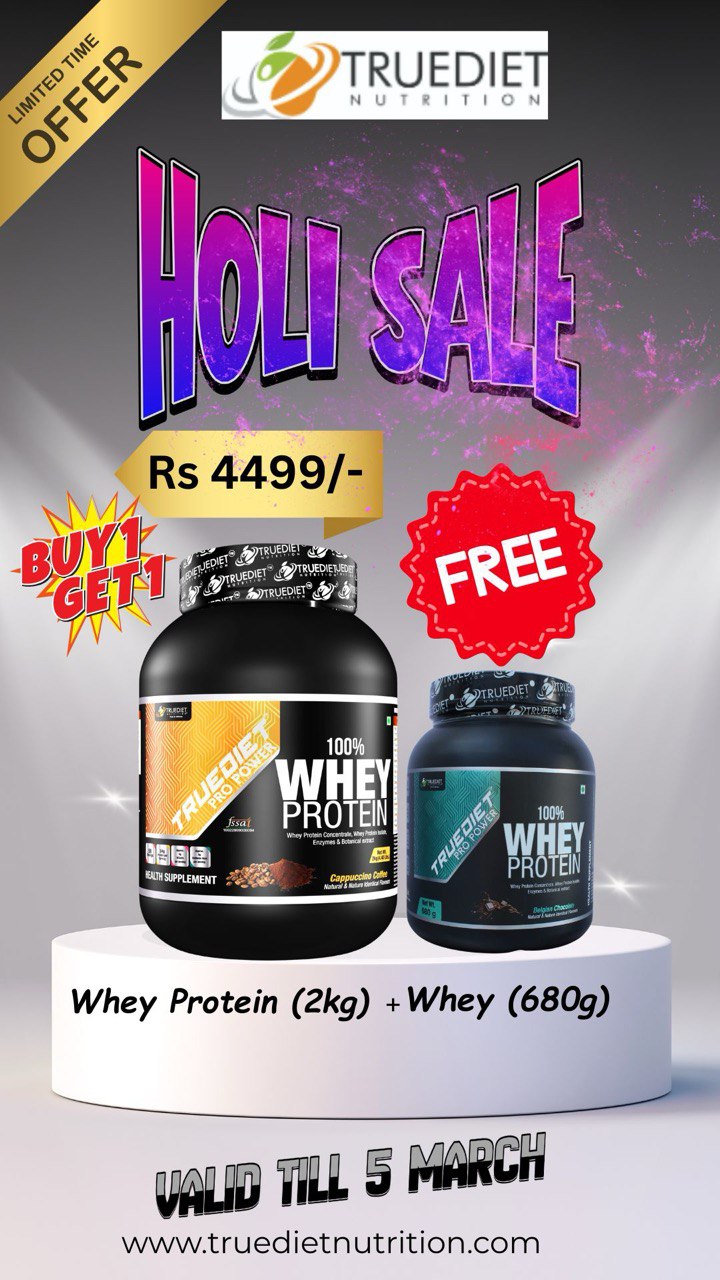 Whey Protein Cappuccino Coffee 2Kg + FREE Whey Protein 680 gm