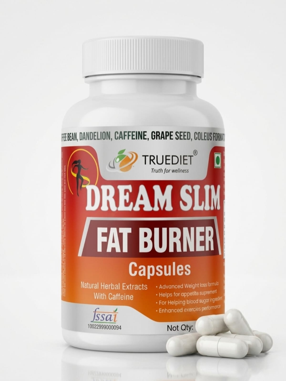 Truediet dream slim fat burner capsule 120n