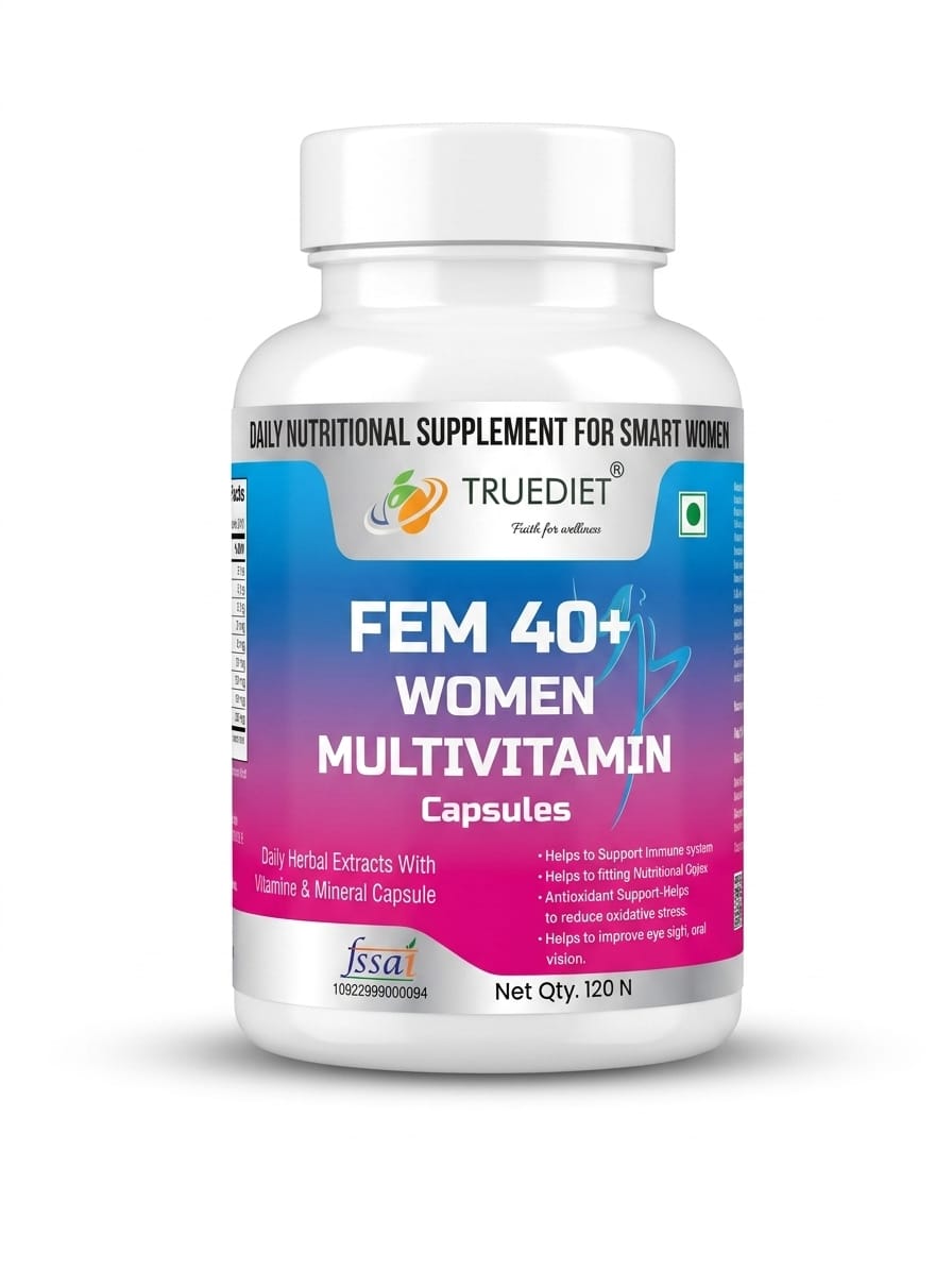 TRUEDIET FEM 40+ Women's Multivitamin Capsules – 120 Capsules - Image 4