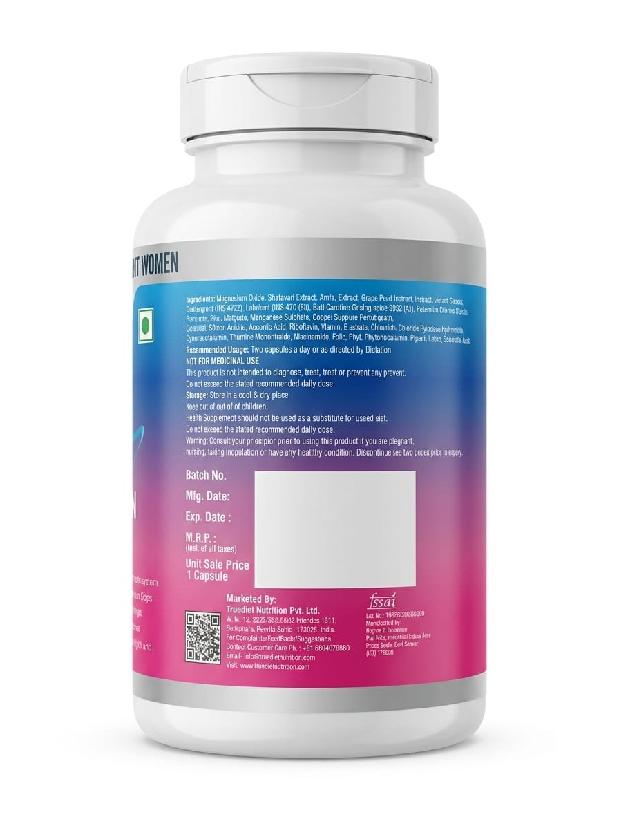 TRUEDIET FEM 40+ Women's Multivitamin Capsules – 120 Capsules - Image 5