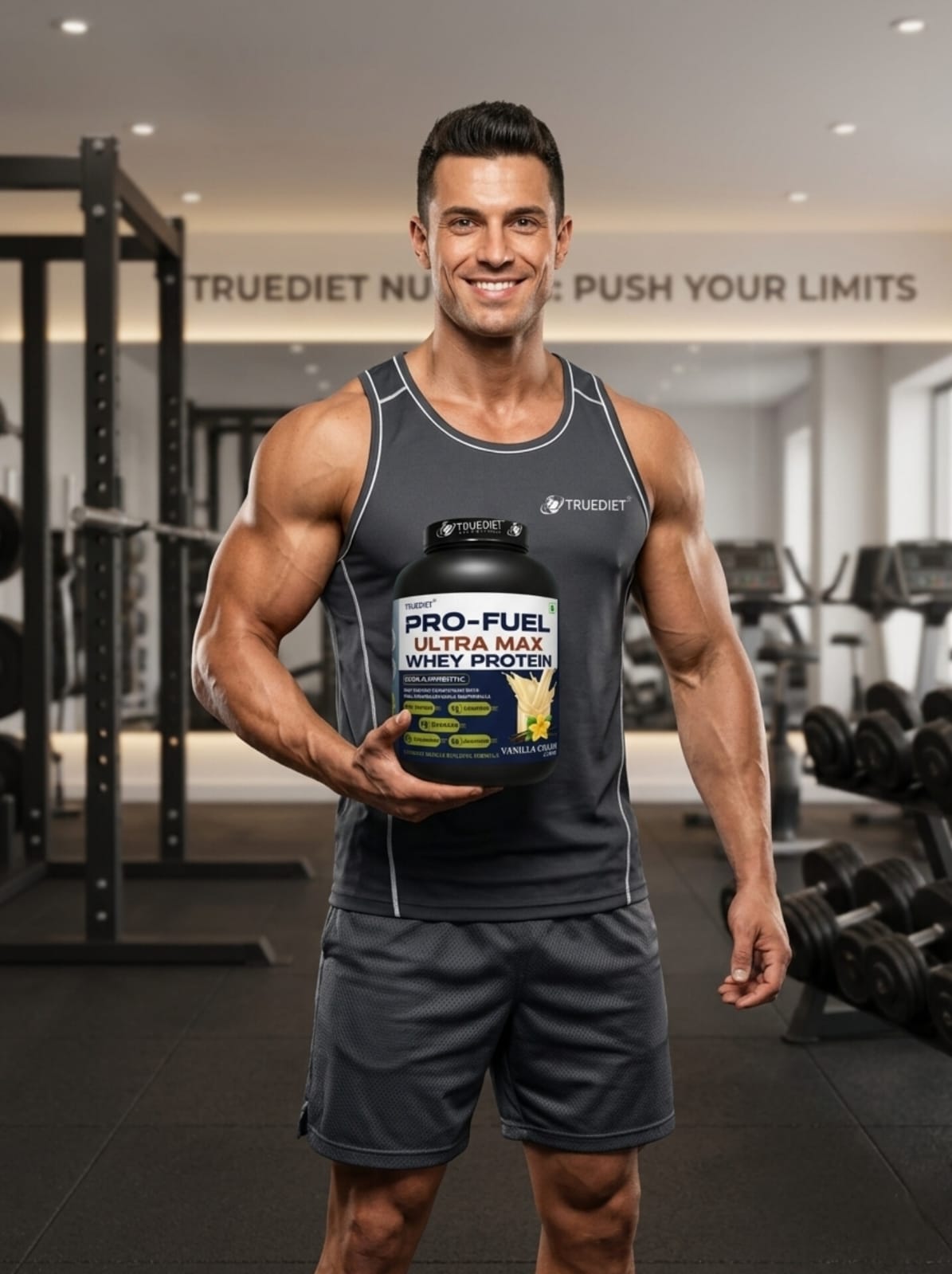 Truediet pro- fuel Ultra max whey protein (Vanilla)2kg - Image 2