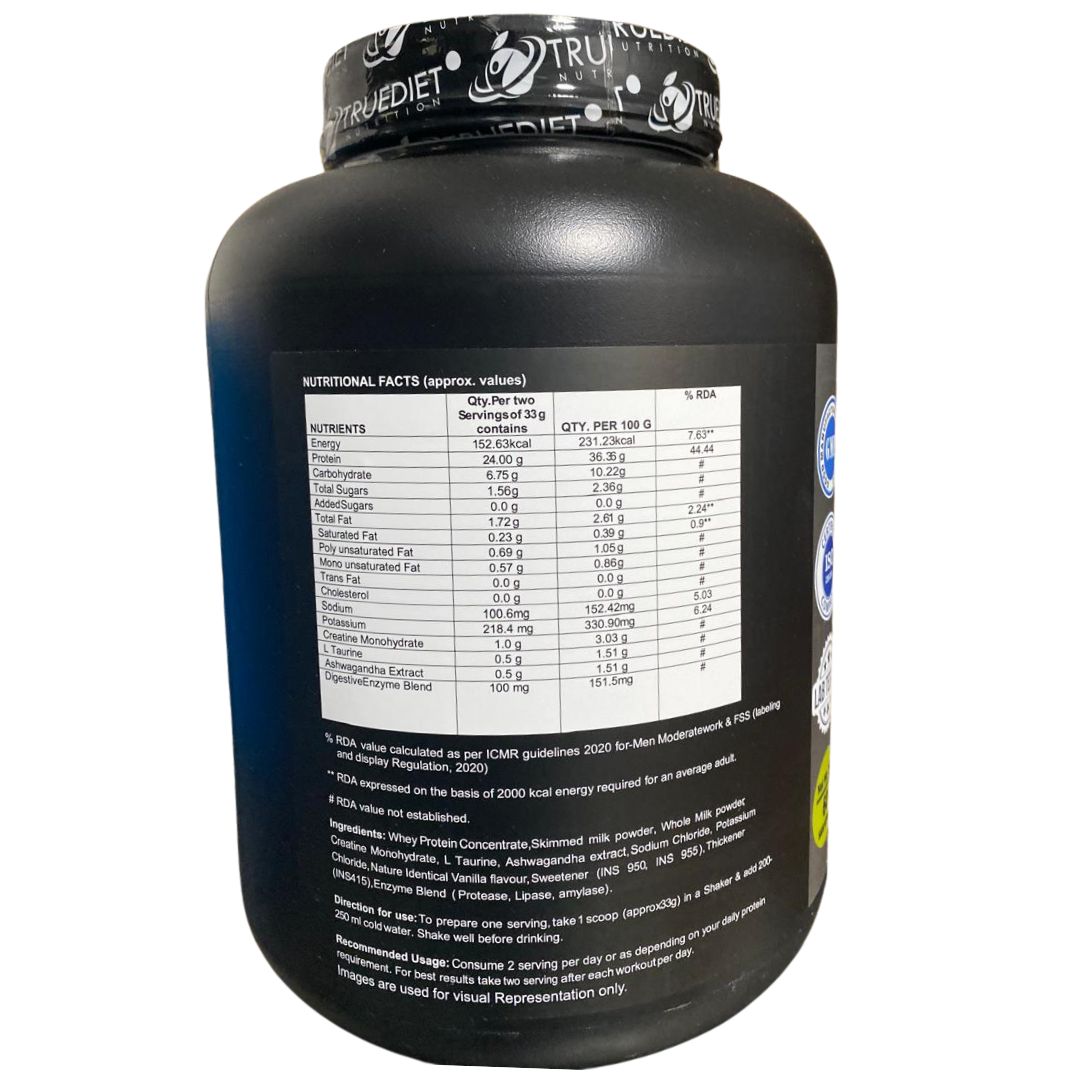 Truediet pro- fuel Ultra max whey protein (Vanilla)2kg - Image 5