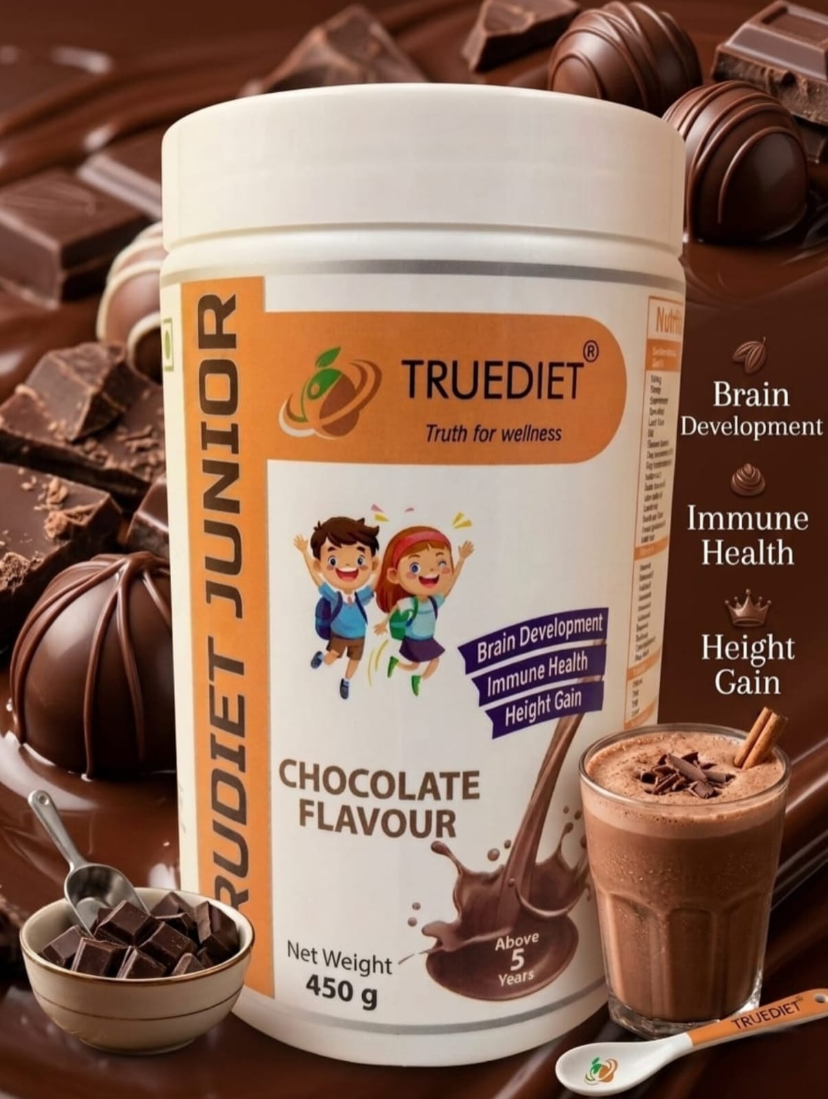 Truediet junior Chocolate flavor - Image 4