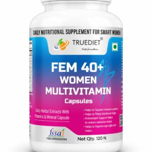 TRUEDIET FEM 40+ Women's Multivitamin Capsules – 120 Capsules